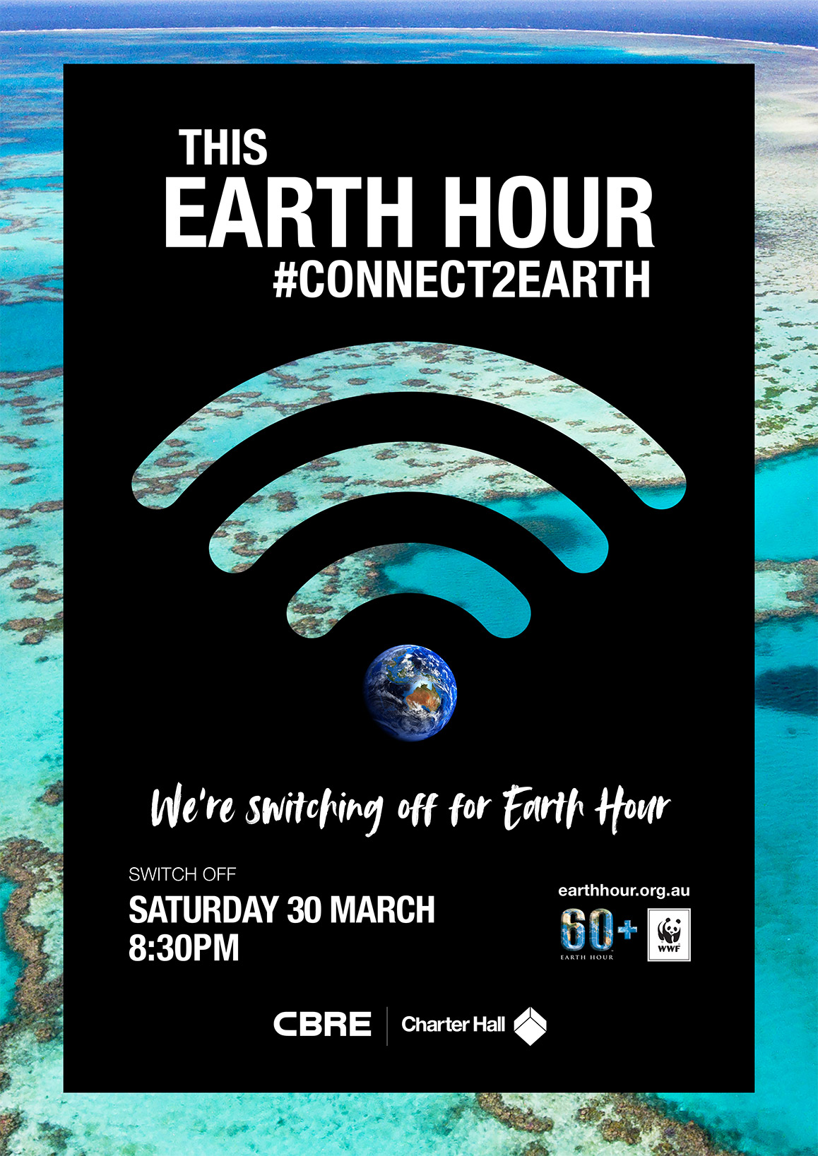 EarthHour_Outreach_CBRE_CharterHall Earth Hour Charter Hall advertising